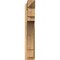 Ekena Millwork Merced Arts & Crafts Rough Sawn Outlooker, Western Red Cedar, 6"W x 28"D x 34"H OUT06X28X34MRC03RWR - alternate 3
